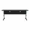 Correll Folding Table, 72" X 24", Gray Granite (FT2472TF-15)