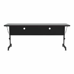 Correll Folding Table, 72" X 24", Gray Granite (FT2472TF-15)