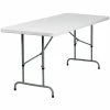 Flash Furniture Folding Table, 72" X 30", Granite White (RB-3072ADJ-GG)