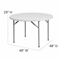 Flash Furniture 48'' Round Granite White Plastic Folding Table (RB48R) 14 Flash Furniture 48'' Round Granite White Plastic Folding Table (RB48R) -Outlet OFFICE TABLES Store unnamed file 1019