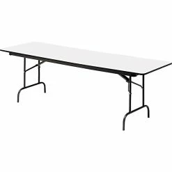 ICEBERG Premium Folding Table, 72" X 30", Gray (55227)