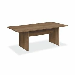 HON Foundation 72"W X 36"D Rectangle Conference Table, Panel Base, Pinnacle Finish (HONLMC72RPNC)