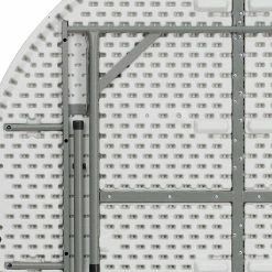 Flash Furniture 29"H X 60"L Granite Folding Table With 18 Gauge Legs, White (DADYCZ154GW) -Outlet OFFICE TABLES Store unnamed file 1043