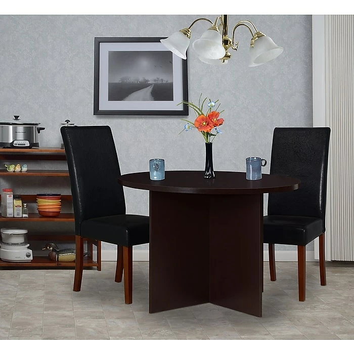 Niche Mod 42" Round Table In Truffle (NRT4229TF) 2 Niche Mod 42" Round Table In Truffle (NRT4229TF) - Image 2