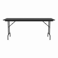 Correll Folding Table, 60" X 30", Black (CF3060TF-07)