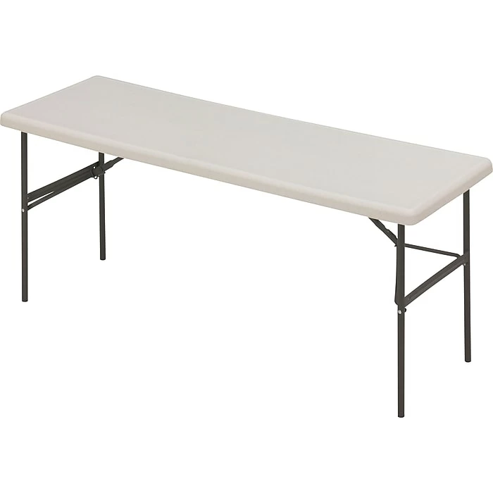 Iceberg® IndestrucTables TOO™ 1200 Series Folding Table, 72x24", Platinum 1 Iceberg® IndestrucTables TOO™ 1200 Series Folding Table, 72x24", Platinum