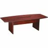 Safco Corsica 8' Boat-Shaped Wood Veneer Conference Table Top, Sierra Cherry (CT96CRY)