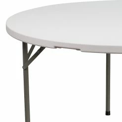 Flash Furniture Folding Table, 60.75"Dia., White (DAD-YCZ-1-GW-GG) -Outlet OFFICE TABLES Store unnamed file 1082