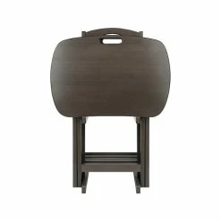 Winsome Lucca Snack Folding Table Set, 22.8" X 15.6", Oyster Gray (16577) -Outlet OFFICE TABLES Store unnamed file 1085