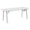 National Public Seating NPS® Heavy Duty Fold-in-Half Table, 30 X 72, Speckled Gray (BMFIH30721)