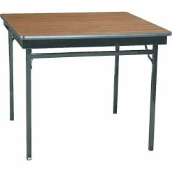Barricks Square Folding Table, 30Hx36Wx36"L