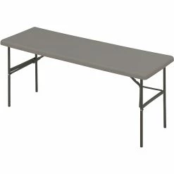 Iceberg® IndestrucTables TOO™ 1200 Series Folding Table, 72x24", Charcoal 3 Iceberg® IndestrucTables TOO™ 1200 Series Folding Table, 72x24", Charcoal -Outlet OFFICE TABLES Store unnamed file 1122