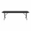 Correll Folding Table, 96" X 30", Black (CFA3096TF-07)