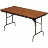 Iceberg® Premium Wood Laminate Folding Tables, 72x30", Oak
