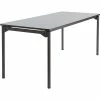 ICEBERG Maxx Legroom Wood Folding Table 30x72, Gray