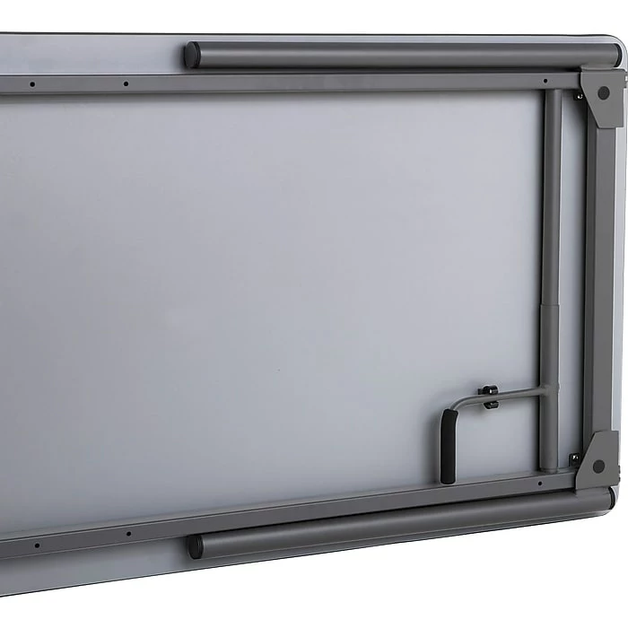 ICEBERG Maxx Legroom Wood Folding Table 30x72, Gray 3 ICEBERG Maxx Legroom Wood Folding Table 30x72, Gray - Image 3