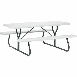 ICEBERG IndestrucTable TOO 1200 Series Picnic Table, Platinum (65923) 4 ICEBERG IndestrucTable TOO 1200 Series Picnic Table, Platinum (65923) -Outlet OFFICE TABLES Store unnamed file 1153