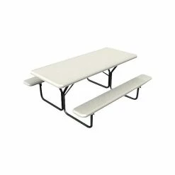 ICEBERG IndestrucTable TOO 1200 Series Picnic Table, Platinum (65923) 5 ICEBERG IndestrucTable TOO 1200 Series Picnic Table, Platinum (65923) -Outlet OFFICE TABLES Store unnamed file 1154