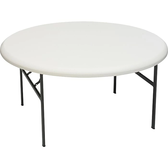 Iceberg® IndestrucTables TOO™ 1200 Series Folding Table, 60" Round, Platinum 1 Iceberg® IndestrucTables TOO™ 1200 Series Folding Table, 60" Round, Platinum