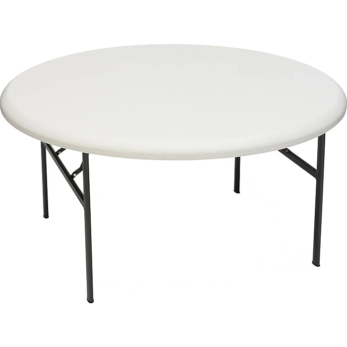 Iceberg® IndestrucTables TOO™ 1200 Series Folding Table, 60" Round, Platinum 2 Iceberg® IndestrucTables TOO™ 1200 Series Folding Table, 60" Round, Platinum - Image 2
