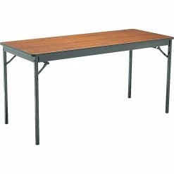 Barricks Rectangular Folding Table, 30Hx24Wx60"L
