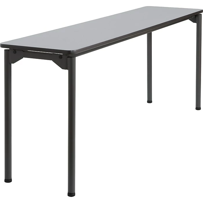 Iceberg Maxx Legroom Rectangular Folding Table, Gray, 29 1/2"H X 72"W X 18"D 2 Iceberg Maxx Legroom Rectangular Folding Table, Gray, 29 1/2"H X 72"W X 18"D - Image 2