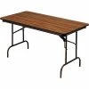 Iceberg® Premium Wood Laminate Folding Tables, 60x30", Oak