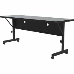 Correll Folding Table, 60" X 24", Black/Gray Granite (FT2460TF-15) -Outlet OFFICE TABLES Store unnamed file 1201