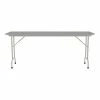 Correll Folding Table, 72" X 24", Gray (CF2472TF-15)