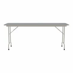 Correll Folding Table, 72" X 24", Gray (CF2472TF-15)