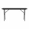Correll Folding Table, 72" X 18", Black (CF1872TF-07)