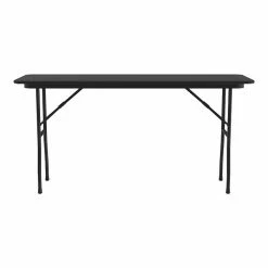 Correll Folding Table, 72" X 18", Black (CF1872TF-07)