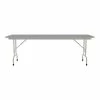 Correll Folding Table, 96" X 30", Gray (CFA3096TF-15)