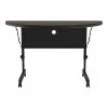 Correll Folding Table, 48" X 24", Walnut (FT2448TFHR-01)
