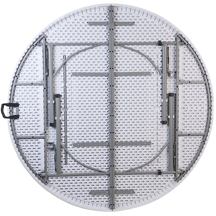 Flash Furniture 71'' Round Bi-Fold Plastic Folding Table (RB183RFH) 8 Flash Furniture 71'' Round Bi-Fold Plastic Folding Table (RB183RFH) - Image 8