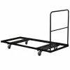 Flash Furniture Steel Folding Table Dolly For Rectangular Folding Tables, Black