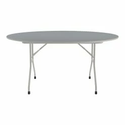 Outlet OFFICE TABLES Store 9 Correll Folding Table, 62" Dia., Gray (CF60TF-15)