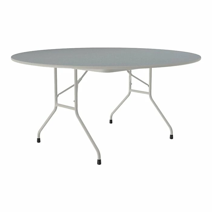 Correll Folding Table, 62" Dia., Gray (CF60TF-15) 2 Correll Folding Table, 62" Dia., Gray (CF60TF-15) - Image 2