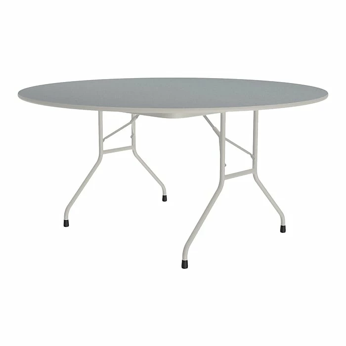Correll Folding Table, 62" Dia., Gray (CF60TF-15) 3 Correll Folding Table, 62" Dia., Gray (CF60TF-15) - Image 3