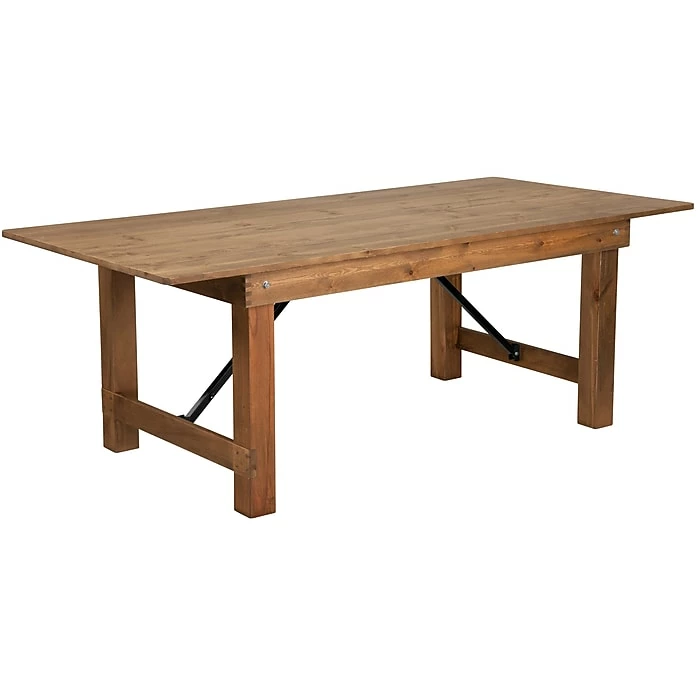 Flash Furniture 84''x40" Folding Farm Table Pine Wood (XAF84X40) 1 Flash Furniture 84''x40" Folding Farm Table Pine Wood (XAF84X40)