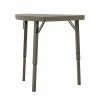 Zown Premium Collection Corner Folding Table, Brown, 2/Pk (60435PRM2E)