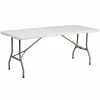 Flash Furniture Folding Table, 72" X 30", White (RB-3072FH-GG)