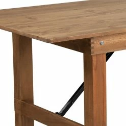 Flash Furniture 84''x40" Folding Farm Table Pine Wood (XAF84X40) 15 Flash Furniture 84''x40" Folding Farm Table Pine Wood (XAF84X40) -Outlet OFFICE TABLES Store unnamed file 137
