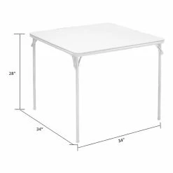 Cosco Folding Table And Chair Set, 34" X 34", Tan (14551WHD1E) -Outlet OFFICE TABLES Store unnamed file 1370