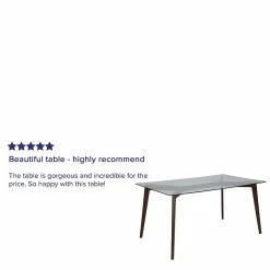 Flash Furniture 59" Wood Dining Walnut (SKTC5049W) -Outlet OFFICE TABLES Store unnamed file 1437