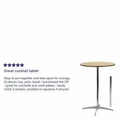 Flash Furniture 30'' Round Wood Cocktail Table (XA30COTA) -Outlet OFFICE TABLES Store unnamed file 149