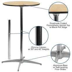 Flash Furniture 30'' Round Wood Cocktail Table (XA30COTA) -Outlet OFFICE TABLES Store unnamed file 151