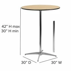 Flash Furniture 30'' Round Wood Cocktail Table (XA30COTA) -Outlet OFFICE TABLES Store unnamed file 152