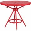 Safco CoGo Round Table, 36" Dia., Red (4362RD)