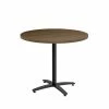 Union & Scale™ Workplace2.0™ Multipurpose 36" Round Pinnacle Laminate Seated Height Black Base Table (54794)